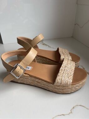Steve Madden Espadrille Platform Sandals 7.5